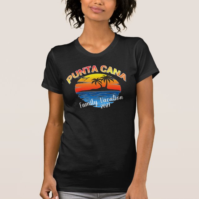 Punta Cana Summer Matching Caribbean Vacation  T-S T-Shirt (Front)