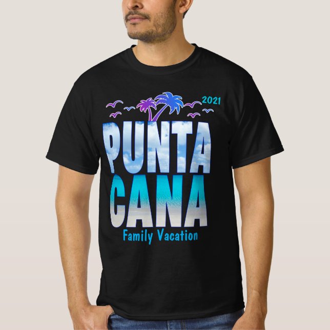 Punta Cana Summer Vacation Matching T-Shirt (Front)