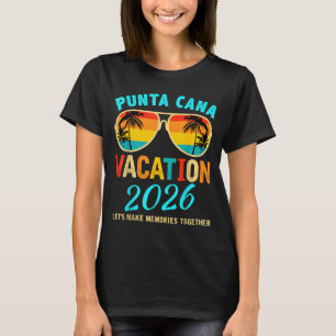 Punta Cana Trip 2026 Beach Vacation Summer Hollida T-Shirt