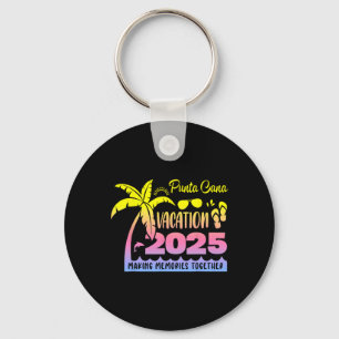 Punta Cana Vacation 2025 Making Memories Together  Key Ring