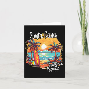 Punta Cana Vacation Dominican Republic Beach Famil Card