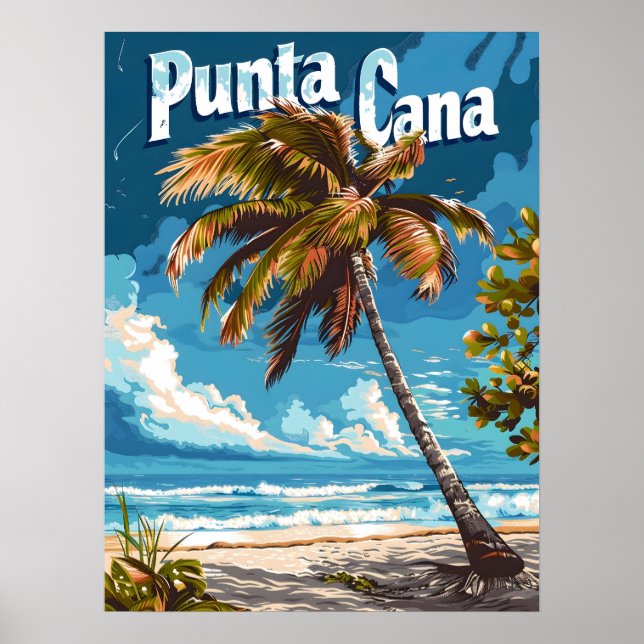 Punta Cana Vintage Poster (Front)