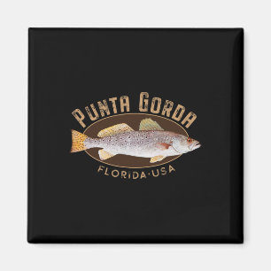 Punta Gorda Florida Fishing Souvenir Magnet