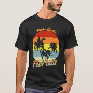 Punta Gorda Florida Tropical Palm Trees Vacation T-Shirt