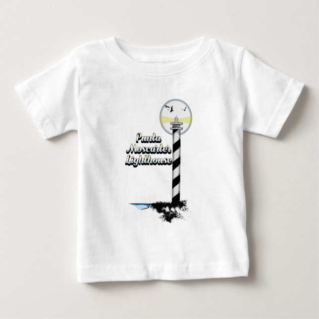Punta Moscarter Lighthouse Baby T-Shirt (Front)