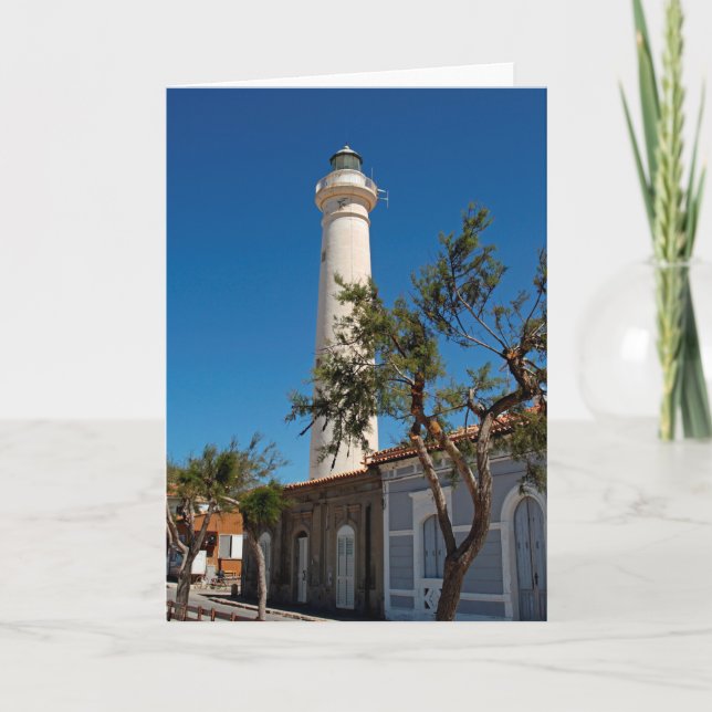 Punta Secca lighthouse, Sicily, Italy Card (Front)