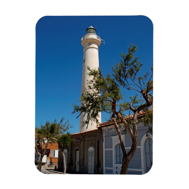 Punta Secca lighthouse, Sicily, Italy Magnet (Vertical)