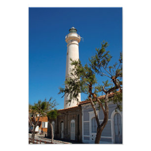 Punta Secca lighthouse, Sicily, Italy Photo Print