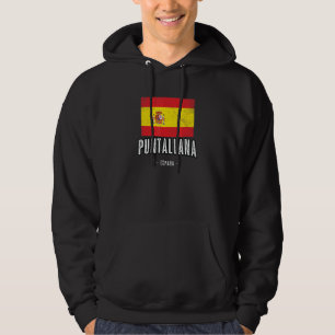Puntallana Spain ES Flag City - Bandera Ropa - Hoodie