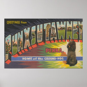Punxsutawney, Pennsylvania (Groundhog) Poster