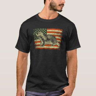 Punxsy Phil American Flag Groundhog Day T-Shirt