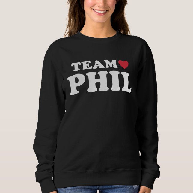 Punxsy Phil Cute Groundhog Day Sweatshirt (Front)