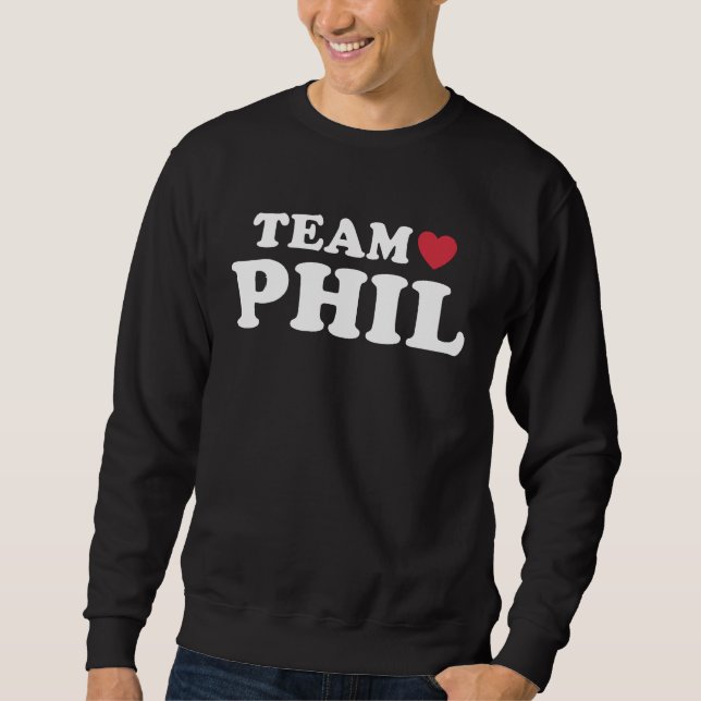 Punxsy Phil Cute Groundhog Day Sweatshirt (Front)