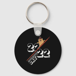 Punxsy Phils Cute Groundhog Day Februar 2022 Holid Key Ring