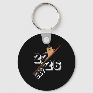 Punxsy Phils Cute Groundhog Day February 2nd 2026 Key Ring