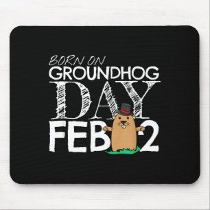 Punxsy Phils Cute Groundhog Day February 2nd Happy Mouse Pad