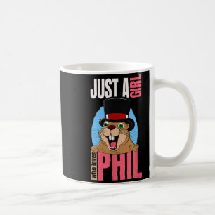 Punxsy Phils Cute Groundhog Day Holiday Design For Coffee Mug
