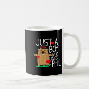 Punxsy Phils Cute Groundhog Day Holiday Design For Coffee Mug