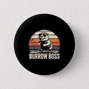 Punxy Phils Groundhog Day Costume February 2nd Bur 6 Cm Round Badge