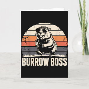 Punxy Phils Groundhog Day Costume February 2nd Bur Card