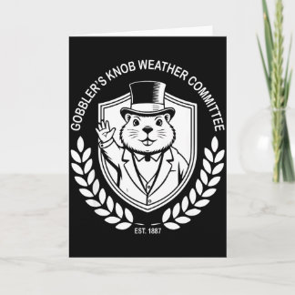 Punxy Phils Groundhog Day Costume February 2nd Wea Card