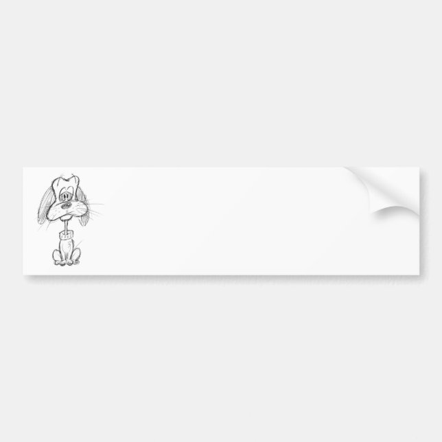 Pup! Bumper Sticker (Front)