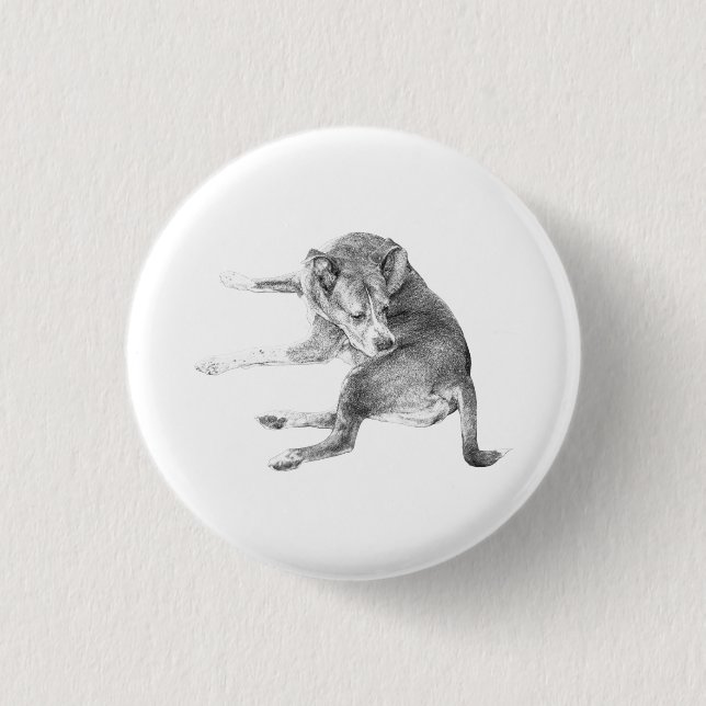 Pup Cheer Pin (Front)