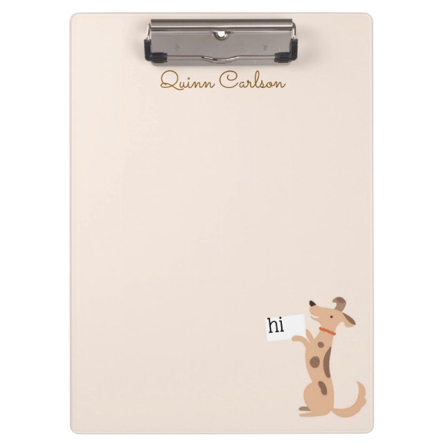 Pup Clip Board (Front)