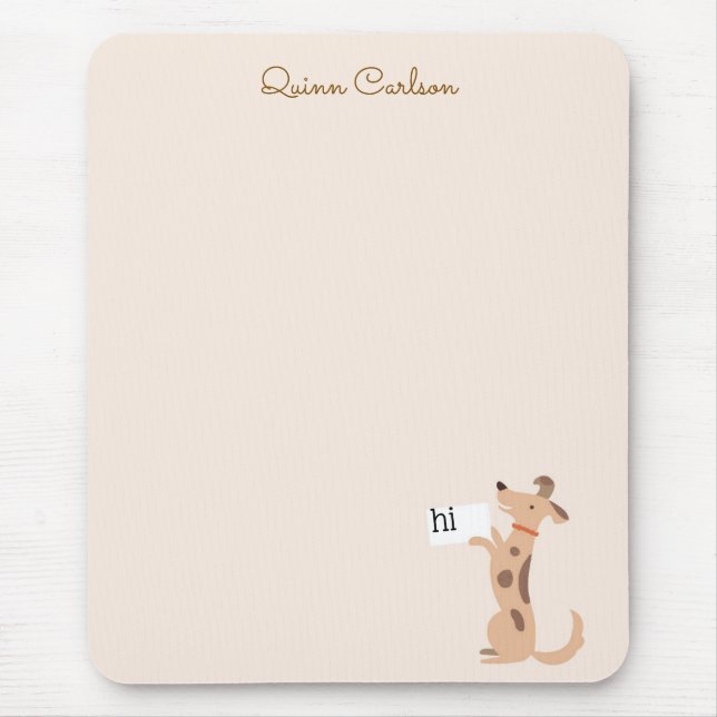 Pup Mouse Pad (Front)