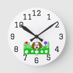 Pup N Play Acrylic Wall Clock