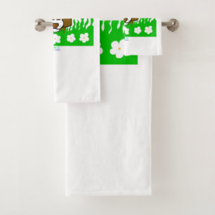 Pup N Play Bathroom Towel Set