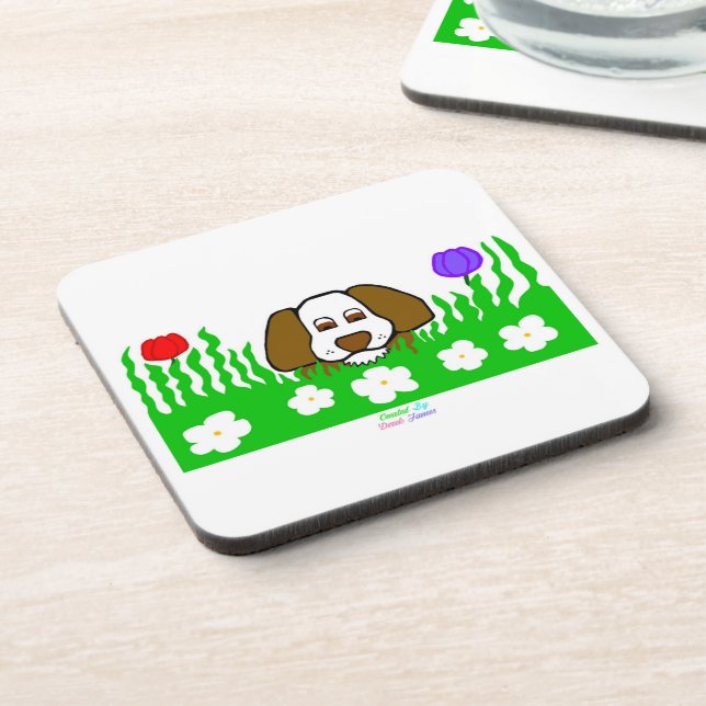 Pup N Play Hard Plastic Coaster (Left Side)