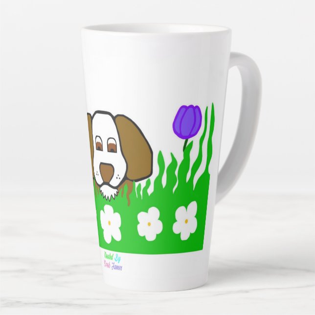Pup N Play Large Latte Mug (Right Angle)