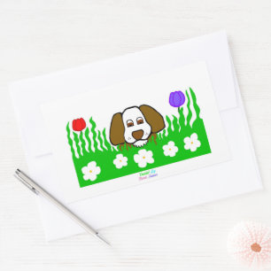 Pup N Play Rectangle Sticker