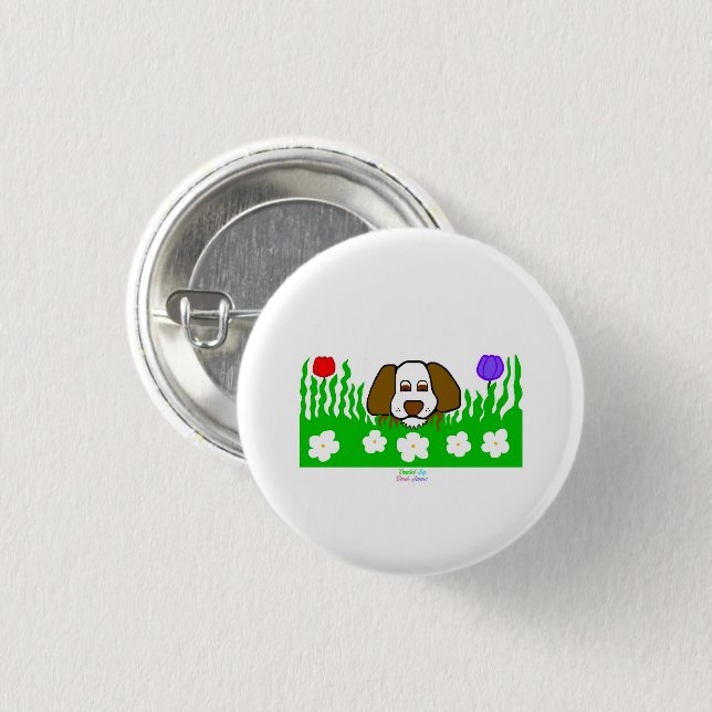Pup N Play Round Button (Front & Back)
