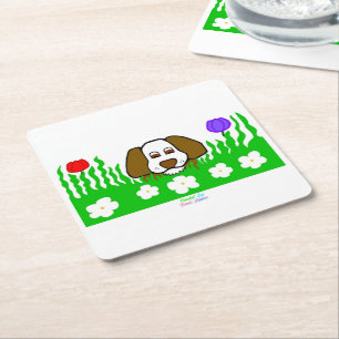 Pup N Play Square Paper Coaster