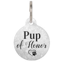 Pup Of Honour Personalised Dog Pet Wedding