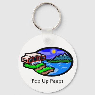pup, Pop Up Peeps Key Ring