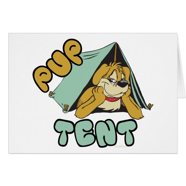 Pup Tent Camping (Front Horizontal)