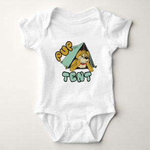 Pup Tent Camping Baby Bodysuit