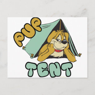 Pup Tent Camping Postcard