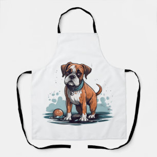 PupArt Design Boxer Briefs - Funny Dog Graphic Apron