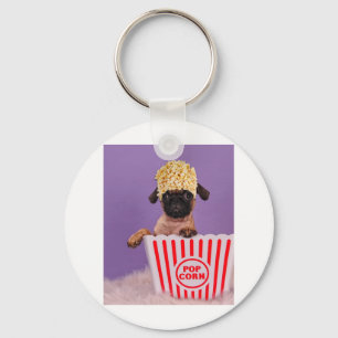 Pupcorn anyone? key ring