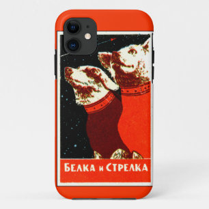 Pupniks Belka & Strelka Soviet Space Dogs iphone5 iPhone 11 Case