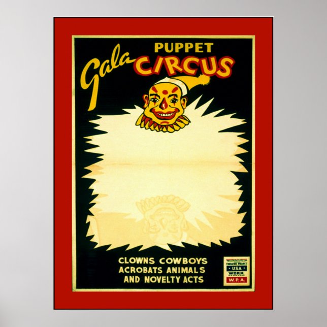 Puppet Circus Poster (Front)