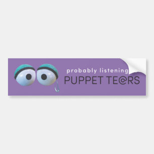 Puppet Tears Bumper Sticker