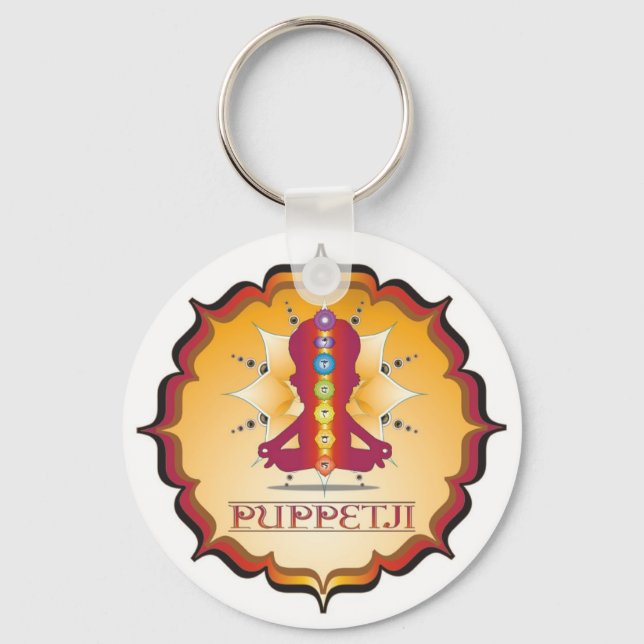Puppetji Key Locator Ring (Front)