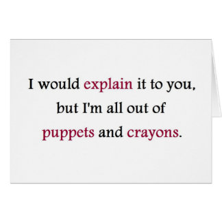 PUPPETS AND CRAYONS