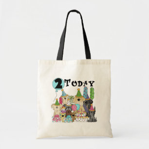 Puppies 2nd Birthday Bash Tshirts and Gifts Tote Bag