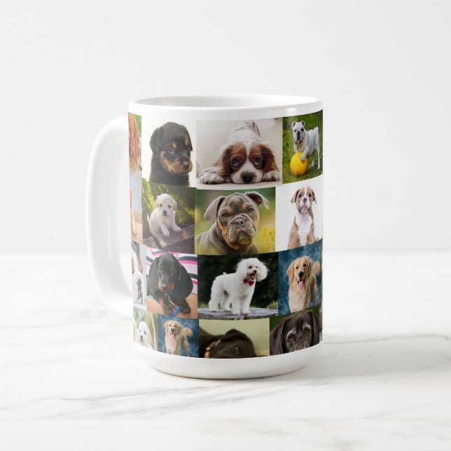 Puppies Everywhere Coffee Mug (Front Left)